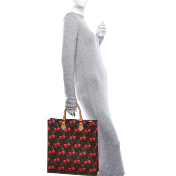 LOUIS VUITTON Monogram Cerises Sac Plat