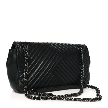 CHANEL Lambskin Small CC Crossing Flap Black