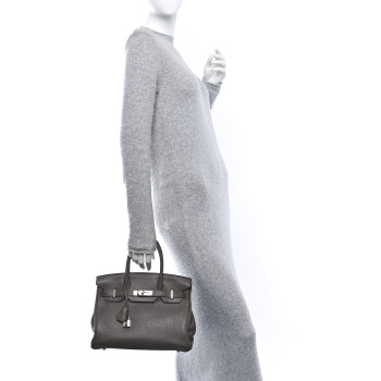 HERMES Togo BIRKIN 30 Etain