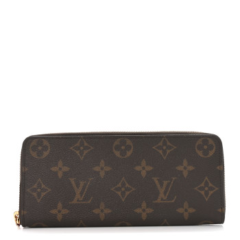 LOUIS VUITTON Monogram Clemence Wallet Fuchsia