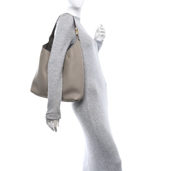 CHLOE Grained Calfskin Marcie Hobo Bag Motty Grey
