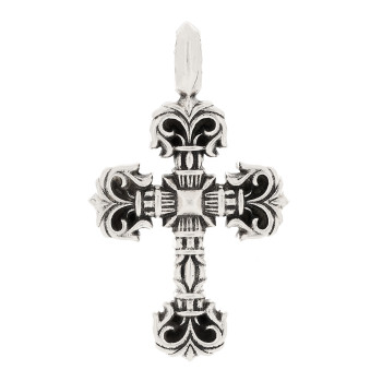CHROME HEARTS Sterling Silver Filigree Cross Pendant