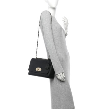 MULBERRY Glossy Goatskin Medium Lily Black