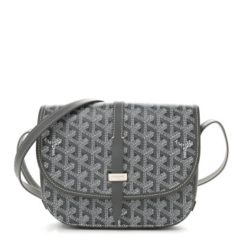 GOYARD Goyardine Belvedere II PM Messenger Bag Grey