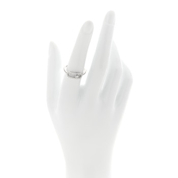 MESSIKA 18K White Gold Diamond Large Move Uno Pave Ring 53 6.5