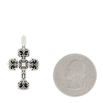 CHROME HEARTS Sterling Silver Filigree Cross Pendant