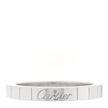 CARTIER 18K White Gold Lanieres Ring 54 7
