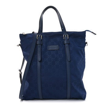 GUCCI Nylon Monogram Medium Vertical Tote Tide