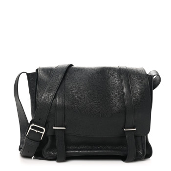 HERMES Taurillon Clemence Steve 35 Black
