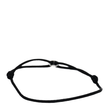 LOUIS VUITTON X UNICEF Sterling Silver Lockit Bracelet Black