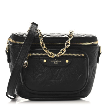 LOUIS VUITTON Empreinte Mini Bumbag Black