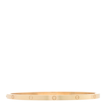 CARTIER 18K Yellow Gold Small LOVE Bracelet 20