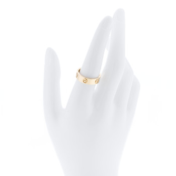 CARTIER 18K Yellow Gold 5.5mm LOVE Ring 56 7.75