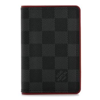LOUIS VUITTON Damier Graphite Pocket Organizer Bordeaux