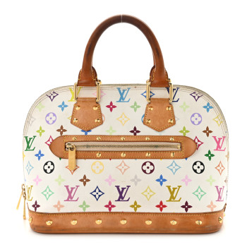 LOUIS VUITTON Monogram Multicolor Alma White