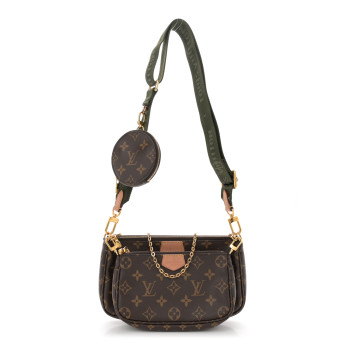 LOUIS VUITTON Monogram Multi Pochette Accessories Kaki