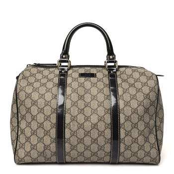 GUCCI GG Plus Monogram Medium Joy Boston Dark Brown