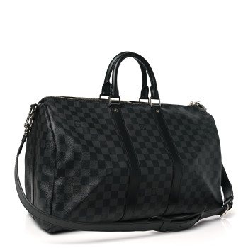 LOUIS VUITTON Damier Graphite Keepall Bandouliere 45
