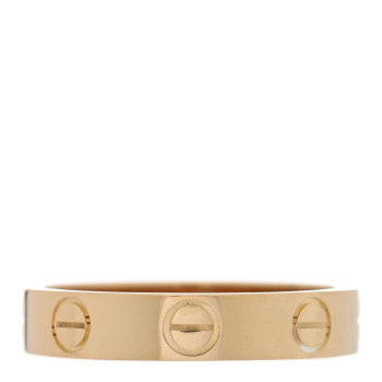 CARTIER 18K Yellow Gold 3.5mm LOVE Wedding Band Ring 49 5