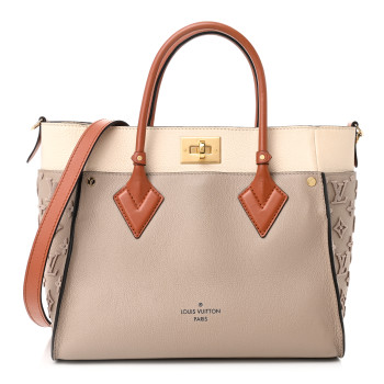 LOUIS VUITTON Calfskin Monogram Tufting On My Side Galet