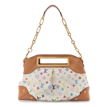 LOUIS VUITTON Monogram Multicolor Judy GM White