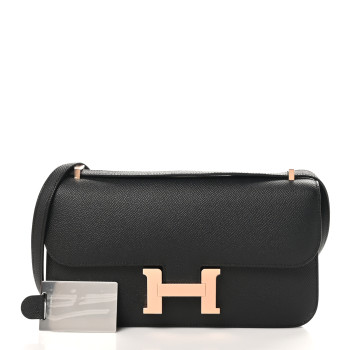 HERMES Epsom Constance Elan 25 Black