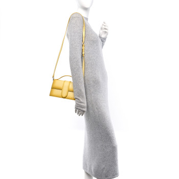 JACQUEMUS Smooth Calfskin Le Grand Bambino Yellow