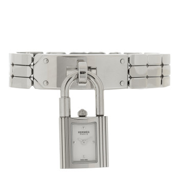 HERMES Stainless Steel 16mm Kelly Quartz Watch