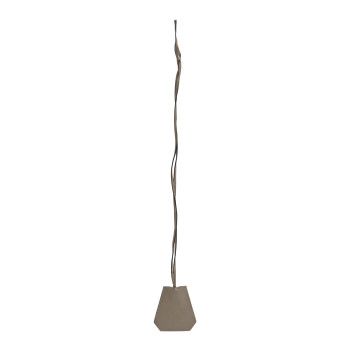 HERMES Taurillon Clemence Clochette Long Necklace Gris Tourterelle