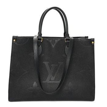 LOUIS VUITTON Empreinte Monogram Giant OnTheGo MM Black