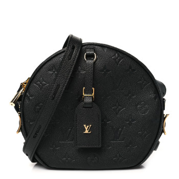 LOUIS VUITTON Empreinte Boite Chapeau Souple MM Black