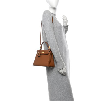 HERMES Togo Kelly Retourne 25 Gold