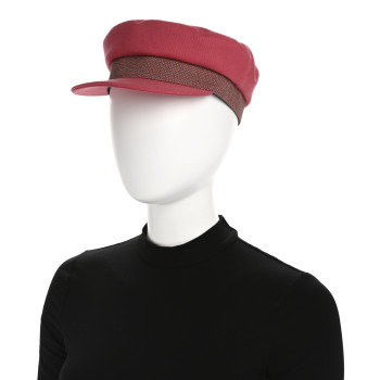HERMES Toile De Chanvre Cotton Stretch Cavale Pop Cap 57 Rose