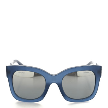 CHANEL Acetate Mirror CC Square Fall Sunglasses 5357-A Blue