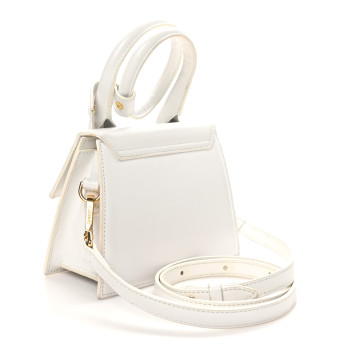 JACQUEMUS Smooth Calfskin Le Chiquito Noeud White