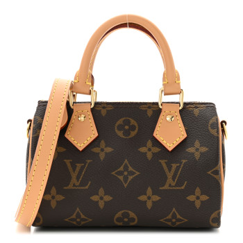 LOUIS VUITTON Monogram Nano Speedy Bandouliere