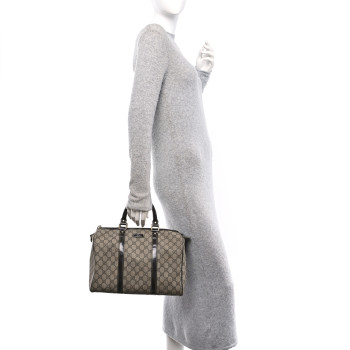 GUCCI GG Plus Monogram Medium Joy Boston Dark Brown
