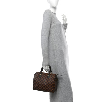 LOUIS VUITTON Damier Ebene Speedy 25