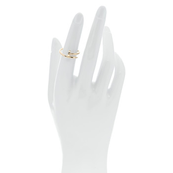 CARTIER 18K Yellow Gold Small Juste Un Clou Ring 51 5.75