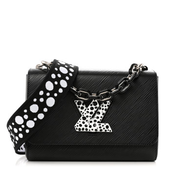 LOUIS VUITTON LV X YK Epi Infinity Dots Twist Shoulder Bag MM Black LOUIS VUITTON LV X YK Epi Infinity Dots Twist Shoulder Bag MM Black
