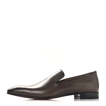 CHRISTIAN LOUBOUTIN Calfskin Mens Dandelion Flat Loafers 42.5 Cosme