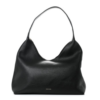 MANSUR GAVRIEL Calfskin Maxi Candy Hobo Black