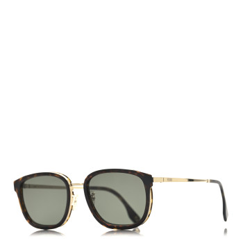 FENDI Acetate Square Sunglasses FE40155U Tortoise