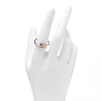 CARTIER 18K Pink Gold Small Juste Un Clou Ring 59 8.75