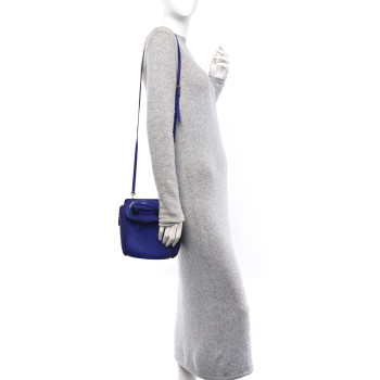 ALEXANDER MCQUEEN Grain Calfskin Mini Heroine Purple