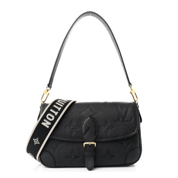 LOUIS VUITTON Empreinte Monogram Giant Diane Black