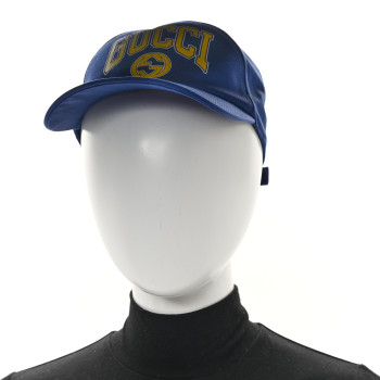 GUCCI Cotton Interlocking G 1921 Baseball Hat L Blue