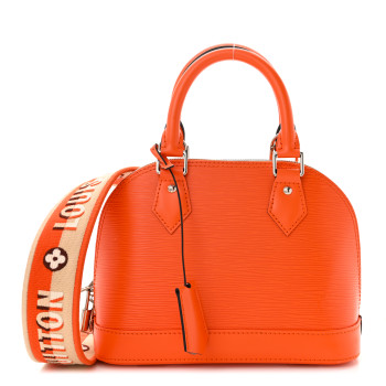 LOUIS VUITTON Epi Jacquard Alma BB Orange