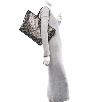 GOYARD Goyardine Reversible Anjou PM Black