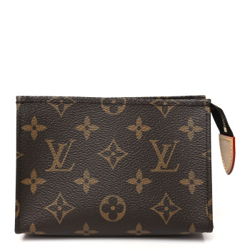 LOUIS VUITTON Monogram Trio Small Toiletry Pouch 15 Fuchsia